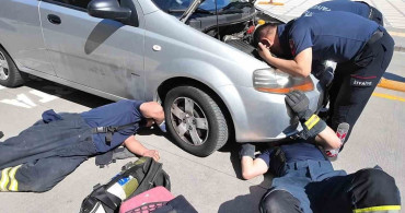 Yavru Kedi Kurtarıldı: Isparta İtfaiyesi Olay Yerinde