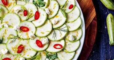 Yaz Aylarında Vazgeçemeyeceğiniz Bir Lezzet: Kabak Carpaccio 