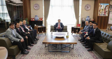 Yemenli heyet Kütahya’da valilikte kabul edildi