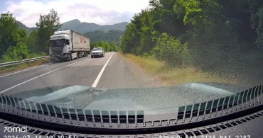 Yenice'de hatalı sollama facianın eşiğinden döndü