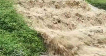 Yenice'de Sağanak Yağış Sonrası Su Seviyeleri Yükseldi