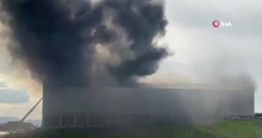 Yenimahalle'deki Mobilya Fabrikasında Yangın Çıktı