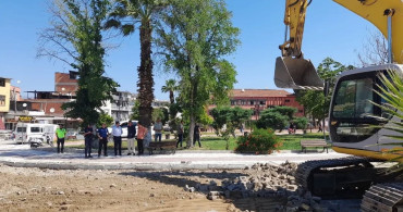 Yenipazar'da asfalt çalışmaları sürüyor
