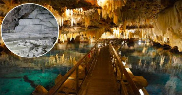 'Yeraltındaki Pamukkale'de Masalsı Yolculuk