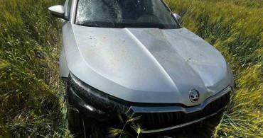 Yerköy'de otomobilin tarlaya savrulması sonucu 1 kişi yaralandı