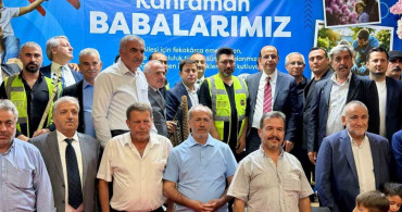 Yeşilyurt Belediyesinden mahalle muhtarlarına babalar günü vefası