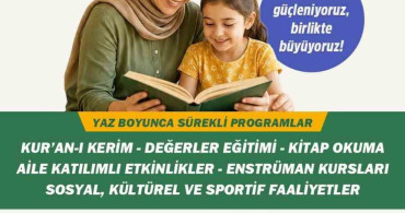 Yeşilyurt'ta 'Birlikte okuyoruz, birlikte eğleniyoruz' etkinlikleri başlıyor