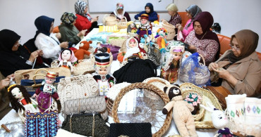 Yeşilyurt'ta el emeği ürünler ekonomiye dönüşüyor