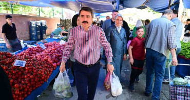 Yıldırım Belediye Başkanı Oktay Yılmaz, Bayramda Esnafa ve Vatandaşa Ziyarette Bulundu