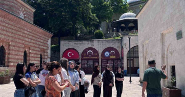 Yıldırımlı gençler tarihi yerinde keşfediyor