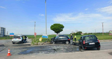 Yozgat'ta Kavşakta Trafik Kazası: 7 Yaralı