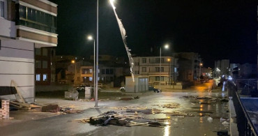 Yozgat'ta Kuvvetli Rüzgarın Yol Açtığı Hasar