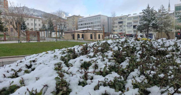 Yozgat'ta Nisan Ayında Kar Sürprizi