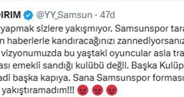 Yüksel Yıldırım'dan Enner Valencia söylentisine tepki: Samsunspor, emekli sandığı kulübü değil