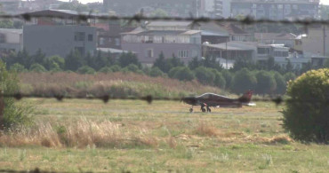Yunuseli havaalanı'nda iki kişilik uçağın acil inişi