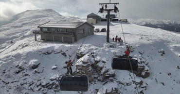 Yurduntepe Kayak Merkezi'nde Kurtarma Tatbikatı Gerçekleştirildi