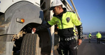 Yurt Genelindeki Kış Lastiği Denetimlerinde Ceza Yağdı