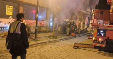 Zeytinburnu’nda Tekstil Atölyesinde Yangın Çıktı