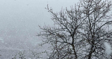 Zigana Dağı'nda Nisan Ortasında Kar Yağışı