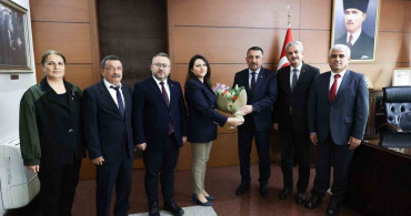 Zonguldak Valisi Hacıbektaşoğlu'na SGK Heyetinden Ziyaret