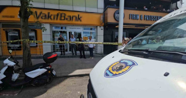 Zonguldak'ta banka şubesinde silahla ateş açıldı