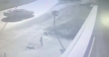 Zonguldak'ta Kaza Anı Güvenlik Kamerasında