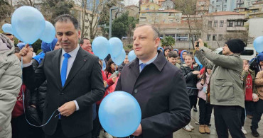 Zonguldak'ta Otizm Farkındalığı İçin Balon Gökyüzüne Bırakıldı