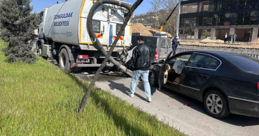 Zonguldak'ta Zincirleme Trafik Kazası: 4 Yaralı