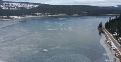 Abant Gölü'nde Kış Keyfi Ziyaretçileri Ağırladı