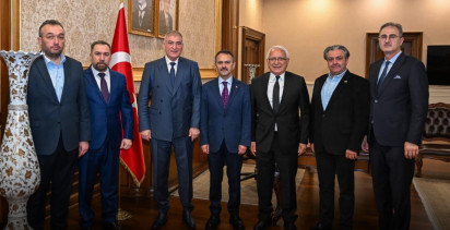 Abhaz Federasyonu yeni yönetimi Kocaeli Valisi Aktaş’ı ziyaret etti