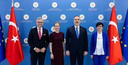 Bakan Fidan, AB Komisyonu Başkan Yardımcısı Kallas ile Ankara'da buluştu