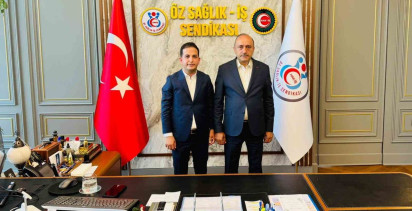 Başkan Aküzüm, HAK-İŞ Genel Başkan Yardımcısı Sert ile bir araya geldi