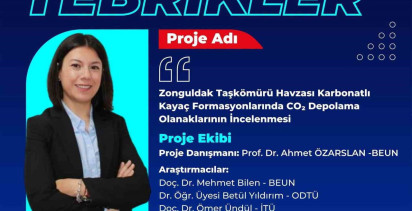 BEUN akademisyeninin TÜBİTAK 3501 kariyer projesine destek
