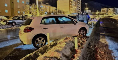 Bitlis'te Buzlanma Kazaları