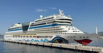 Bodrum'a 2,377 Turist Taşıyan Aidablue Kruvaziyeri