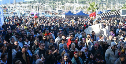 Bodrum'da 10. Hamsi Festivali Coşkuyla Gerçekleştirildi