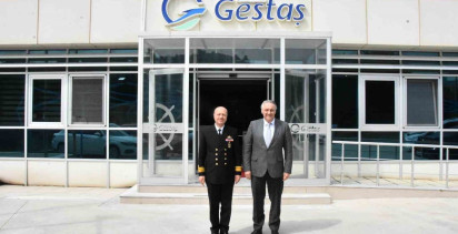 Boğaz ve Garnizon Komutanı Biçen, Gestaş Genel Müdürü Yürükçü'yü Ziyaret Etti