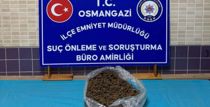 Bursa'da Uyuşturucu Operasyonu: 1 Kilo 280 Gram Esrar Ele Geçirildi