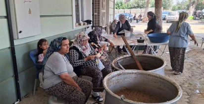 Çimentepe'de aşure hayrı düzenlendi