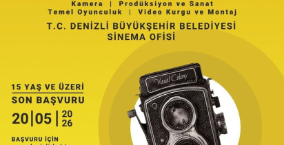 Denizli'de Kısa Film Atölyesi Başlıyor