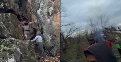 Derecik'te Dağda Mahsur Kalan Genç Kurtarıldı