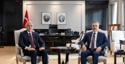 Dışişleri Bakanı Hakan Fidan, Kültür ve Turizm Bakanı Mehmet Nuri Ersoy ile Görüştü