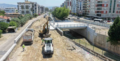Doğu Aydın Bulvarı ve Tabakhane Deresi Köprüsü Projesi İlerliyor