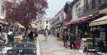 Edirne'de Beyaz At ile Şehir Turu