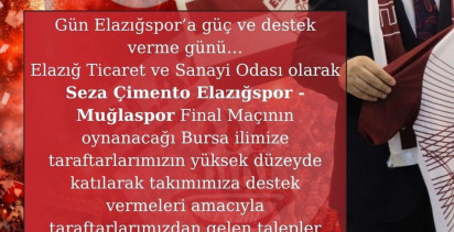 Elazığ TSO'dan Taraftarlara Destek