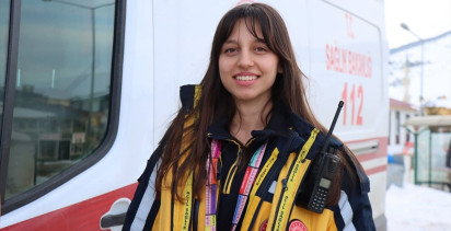 Erzincan'da Kış Aylarında Paletli Ambulanslarla Sağlık Hizmeti