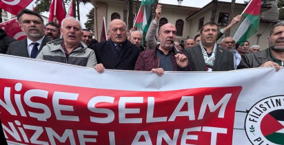 Erzincan'dan Filistin'e Destek Sesleri Yükseldi