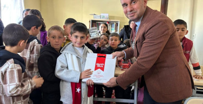 Erzurum'da Şehit Çocuklarına Karne Töreni Düzenlendi