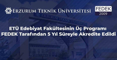 ETÜ Edebiyat Fakültesi Programları 5 Yıl Süreyle Akredite Edildi
