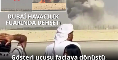 Gösteri uçuşu faciaya dönüştü: Hindistan savaş uçağı yere çakıldı